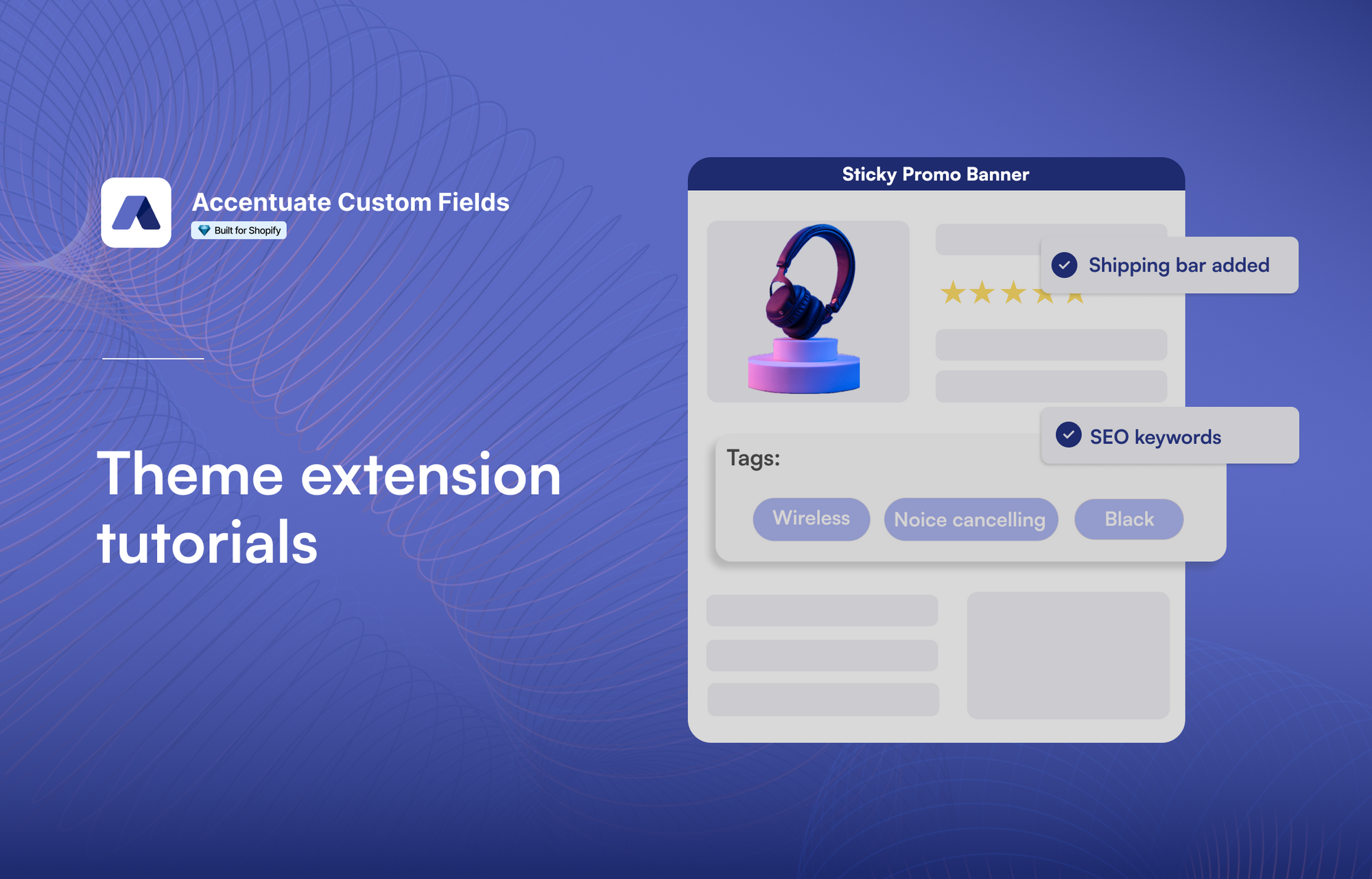 Simple ways to improve your Shopify store:  Theme Extensions overview