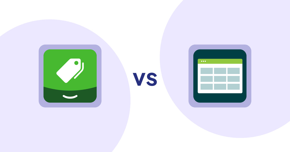 Shopify Product Display Apps: VIBE Shoppable Instagram Feed vs Product Table