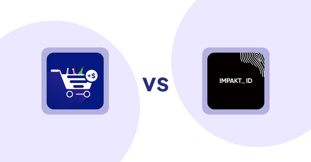 Shopify Product Display Apps: Pfand ‑ Deposit & Cart Fee vs IMPAKT ID: fashion CO2 tracker