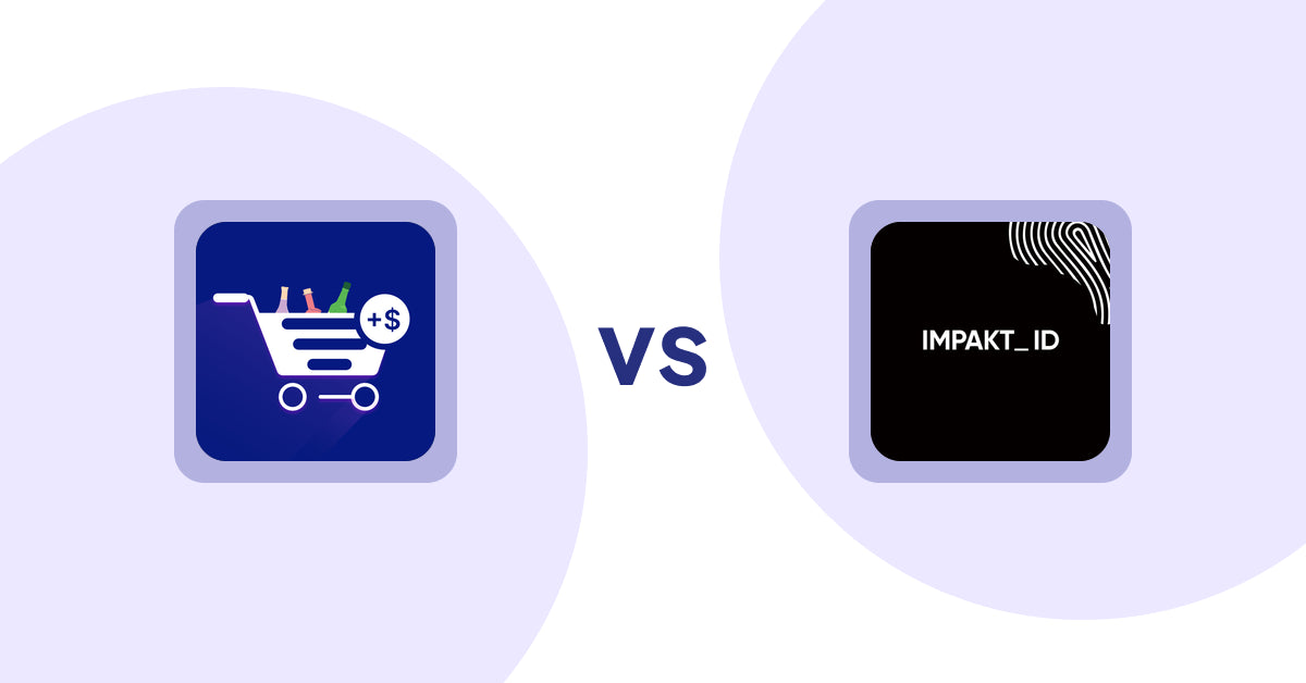 Shopify Product Display Apps: Pfand ‑ Deposit & Cart Fee vs IMPAKT ID: fashion CO2 tracker