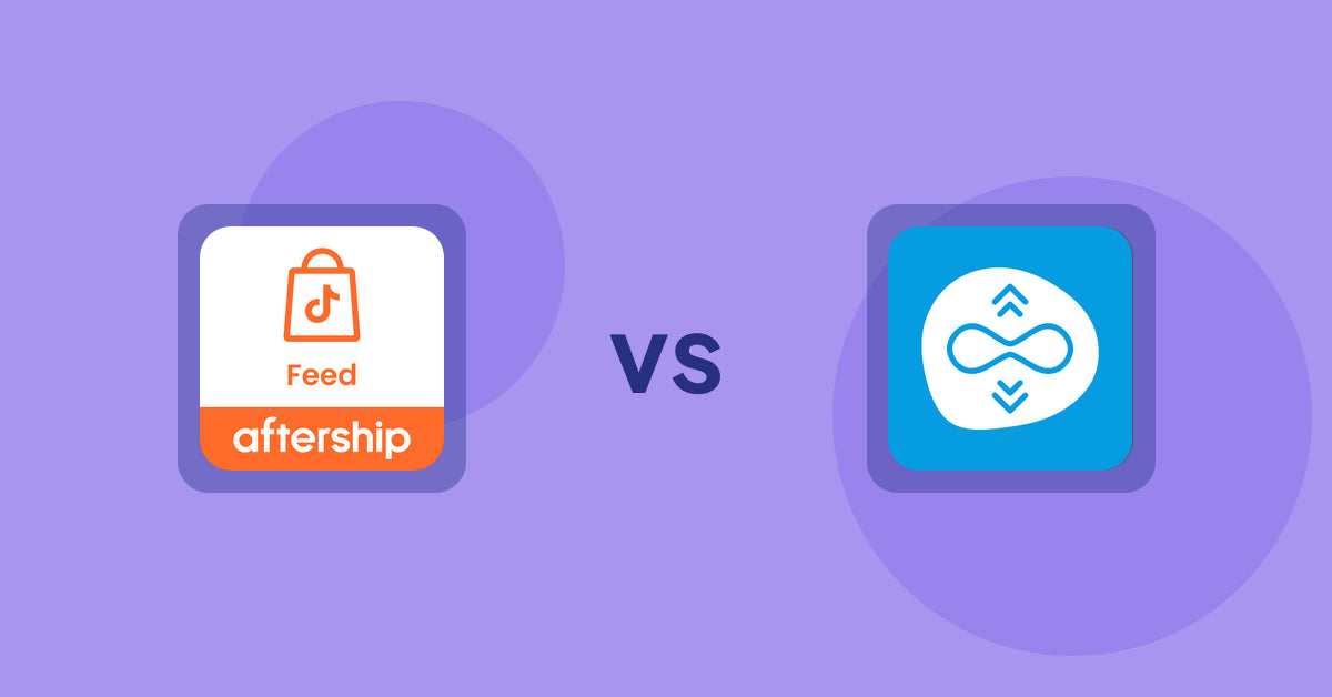 Shopify Product Display Apps: AfterShip Feed for TikTok Shop vs Scroll Freely: Infinite Scroll
