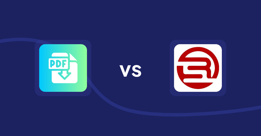 Shopify Product Display Apps: Hukify ‑ PDF Catalog Printer vs. Robosize: AI Size Recommender