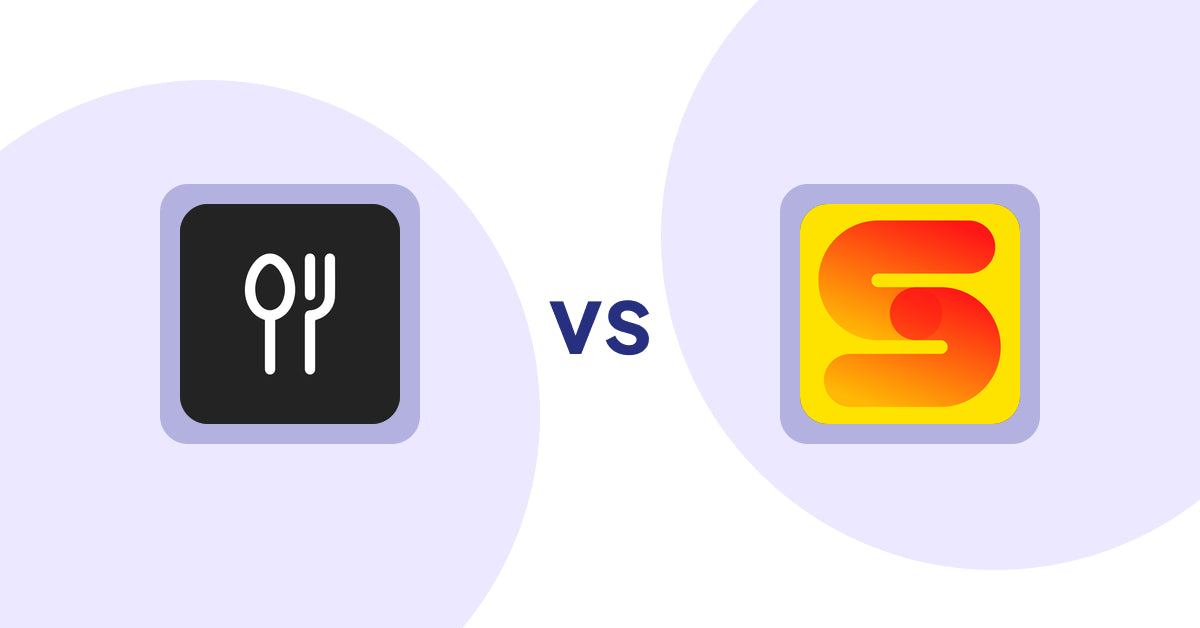 Shopify Product Display Apps: ServeUp ‑ Restaurant Menu vs ST: Inventory & Sold Count Pro