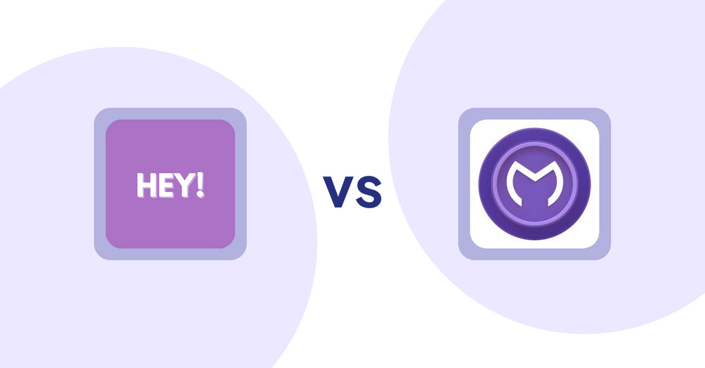 Shopify Product Display Apps: Hey! Product Page Banner & Text vs OnModel ‑ AI Models Photos