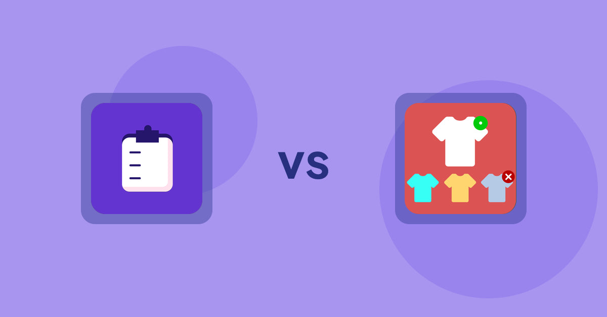 Shopify Product Display Apps: WSH Order Form & ReOrder vs ST: Product & Collection Sort