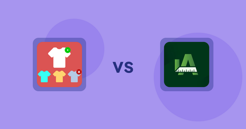 Shopify Product Display Apps: ST: Product & Collection Sort vs Easy Size Chart by Akeans