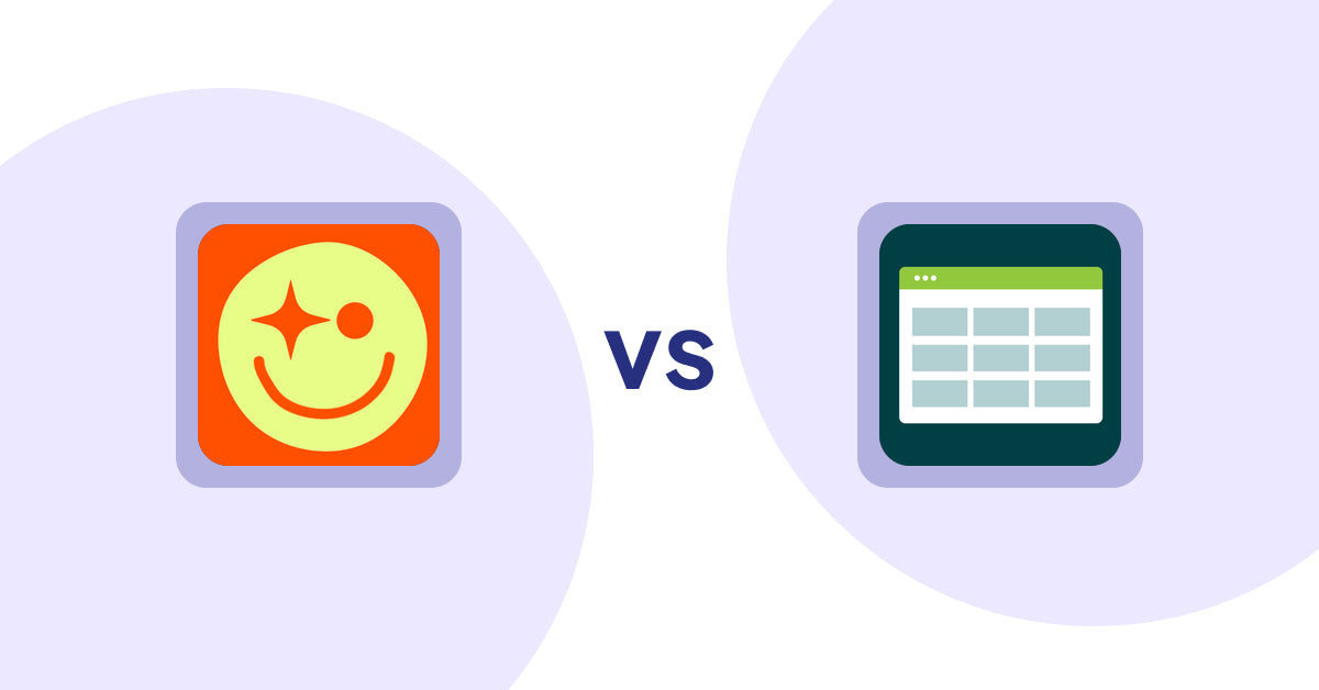 Shopify Product Display Apps: Magical Product Metafields vs Product Table