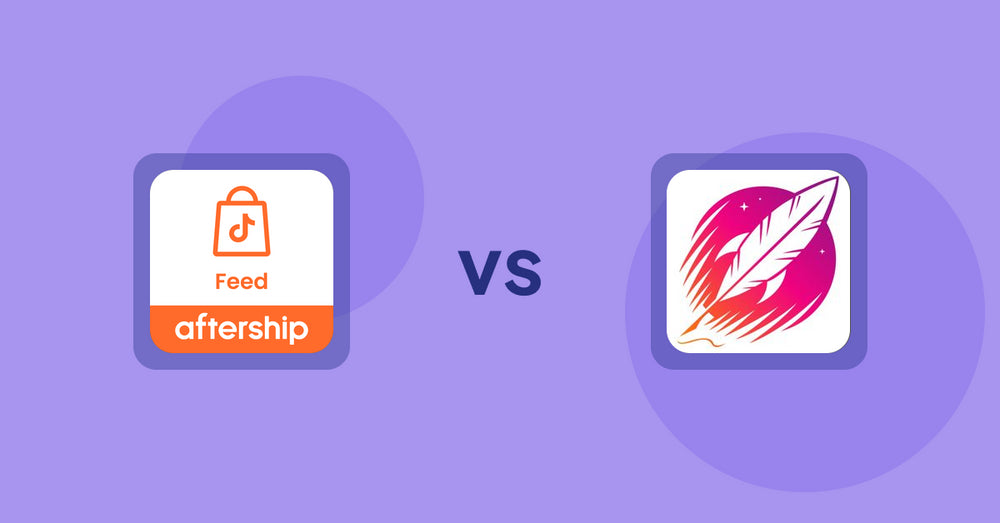Shopify Product Display Apps: AfterShip Feed for TikTok Shop vs Wordsmith: Content Generator