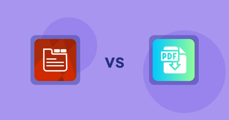 Shopify Product Display Apps: Tabs: SEO Product Tabs with AI vs Hukify ‑ PDF Catalog Printer