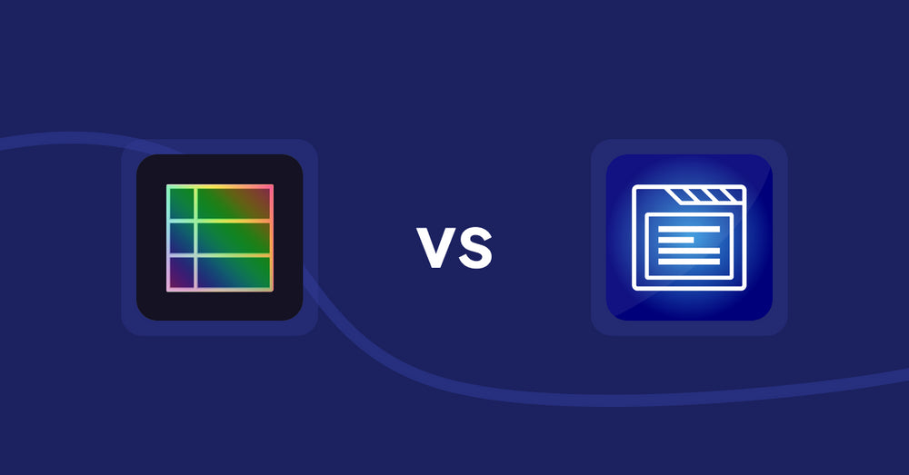 Shopify Product Display Apps: TableFlow Specification Table vs. My Tabs 2.0