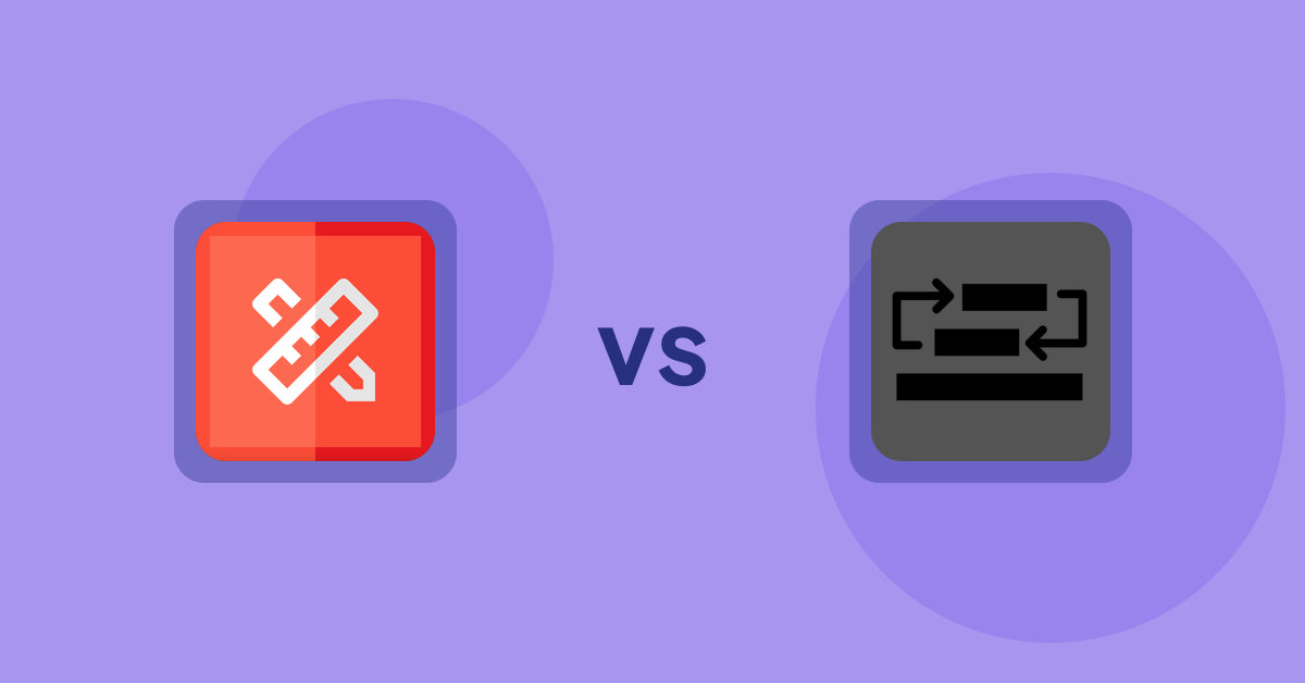 Shopify Product Display Apps: RT: Size Chart, Size Guide vs Sortyfi Collection Merchandise