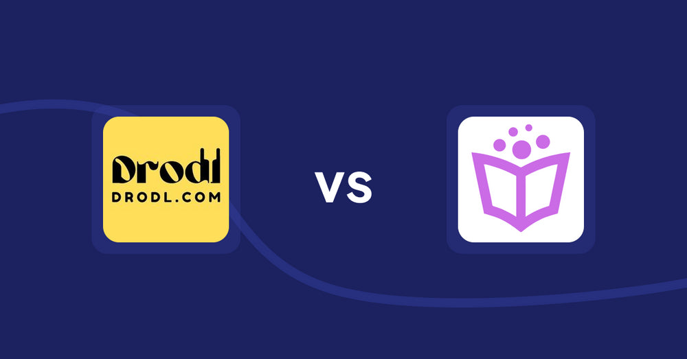 Shopify Product Display Apps: Drodl: Hide SoldOut Products vs LitPDF Catalog Line Sheets