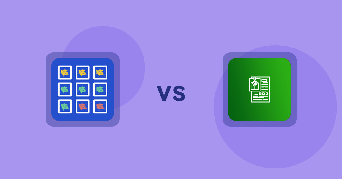 Shopify Product Display Apps: Pixc: Visual Merchandising vs OC Product Size Chart