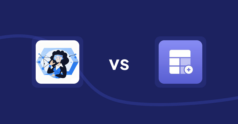 Shopify Product Display Apps: Eva AI: Optimize Descriptions vs Eazy Specification Tags Table