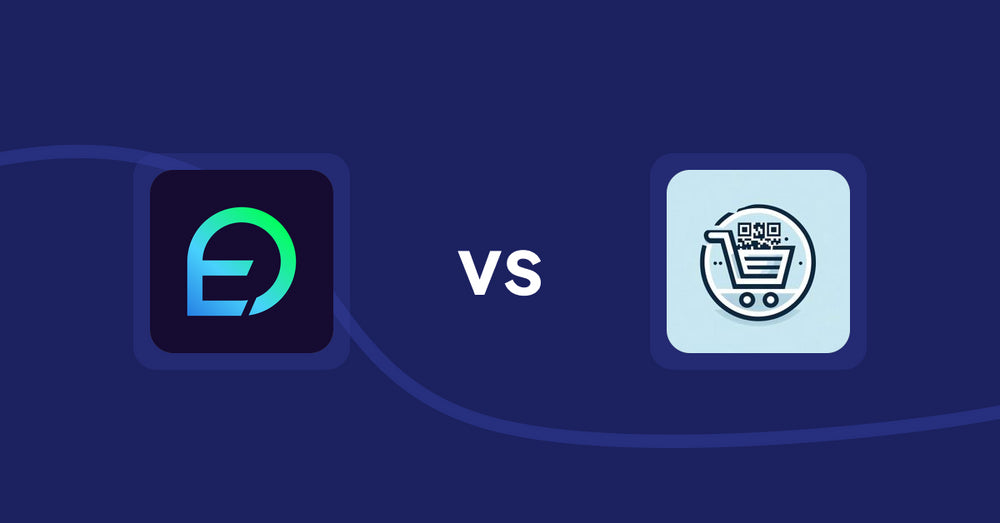 Shopify Product Display Apps: EasyDisplay: Product Showcase vs QR Cartify
