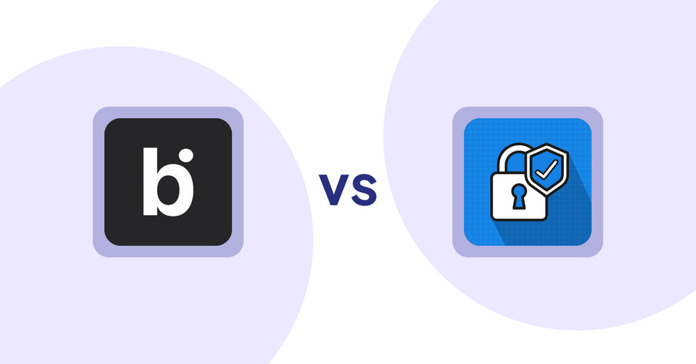 Shopify Product Display Apps: bitAI: Advance Sort Collection vs. B2B Essential Locks