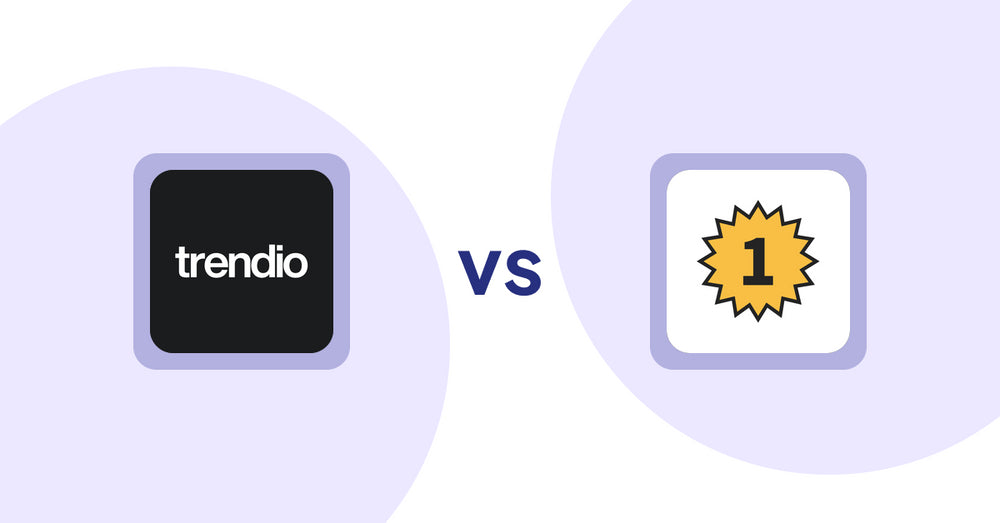 Shopify Product Display Apps: Trendio vs UR: Smart Ranking