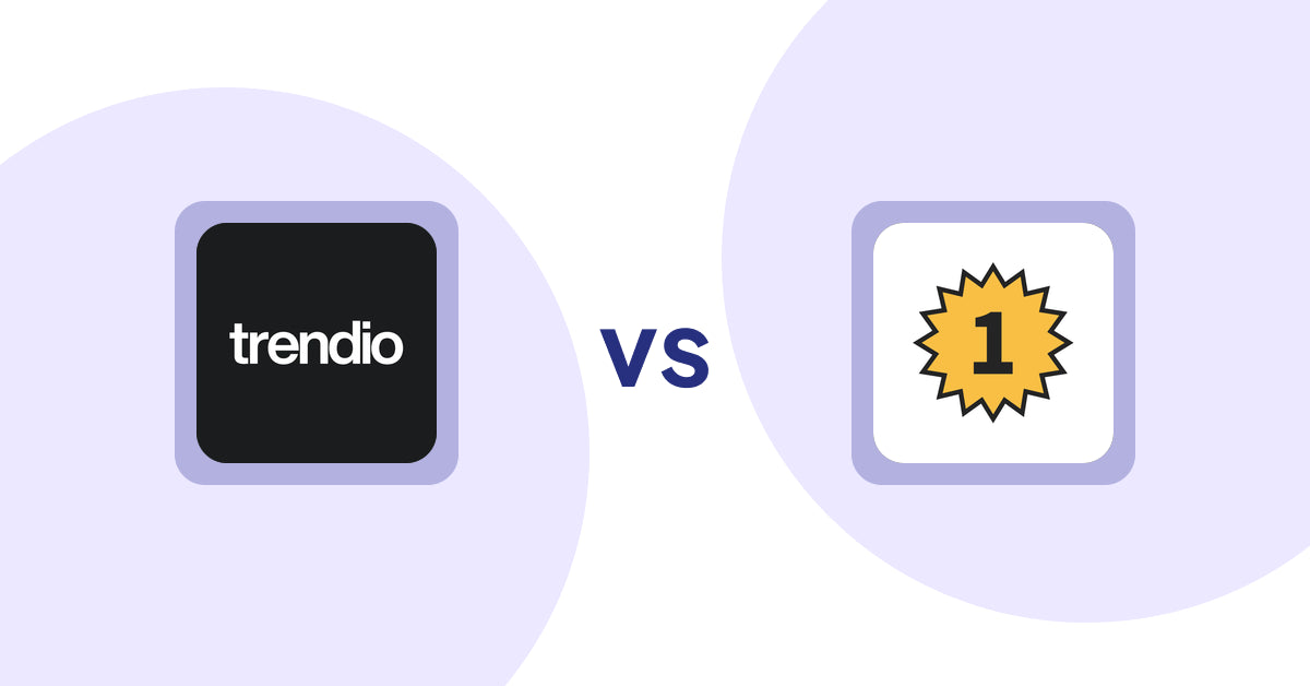 Shopify Product Display Apps: Trendio vs UR: Smart Ranking
