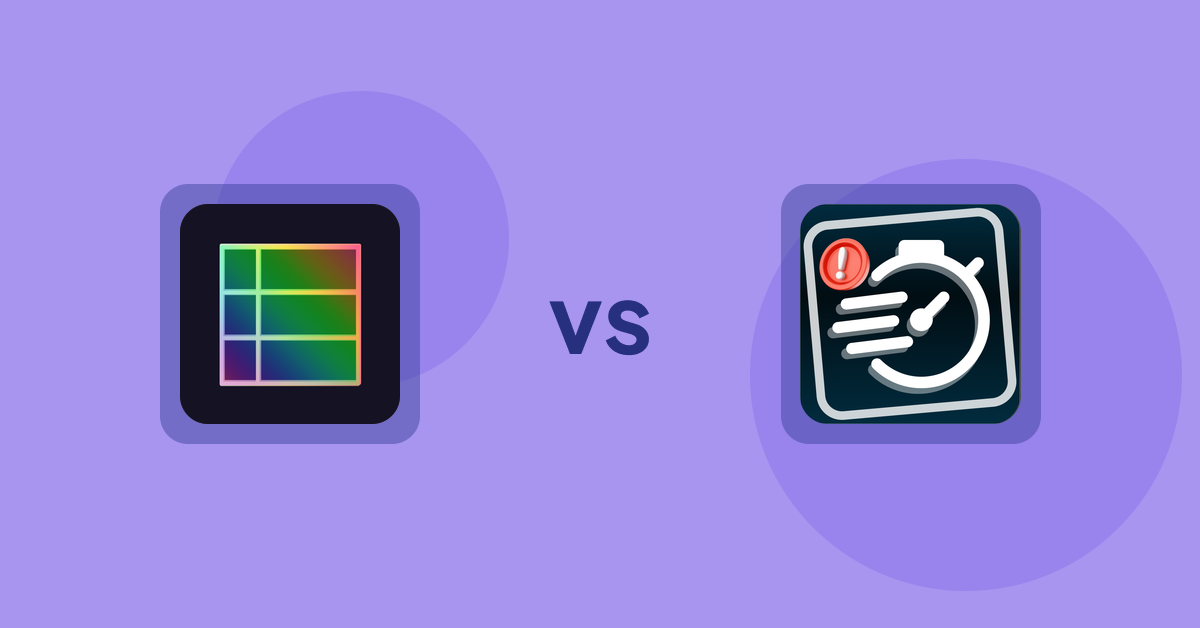 Shopify Product Display Apps: TableFlow Specification Table vs Urgency! Low Stock Counter