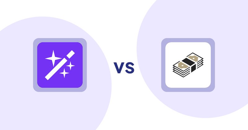 Shopify Product Display Apps: Magi ‑ AI write description vs シンプルクラウドファンディング｜お手軽自社クラファン