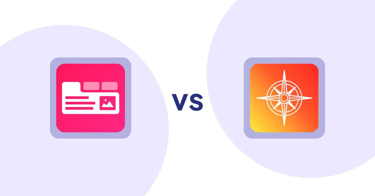 Shopify Product Display Apps: Tabs+ Product Descriptions vs. Compass Navigation