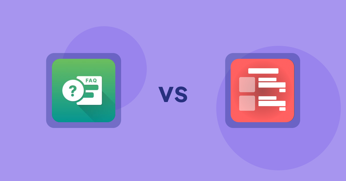 Shopify Product Display Apps: FAQ Expert: Product FAQ vs Menulog