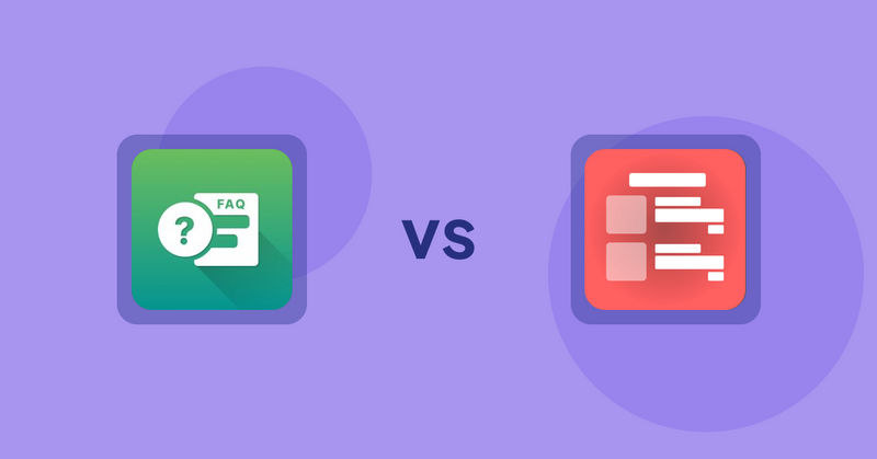 Shopify Product Display Apps: FAQ Expert: Product FAQ vs Menulog