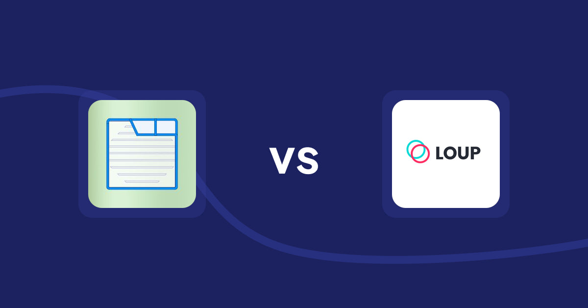 Shopify Product Display Apps: Ecom Product Descriptions vs Loup: Sell on Instagram