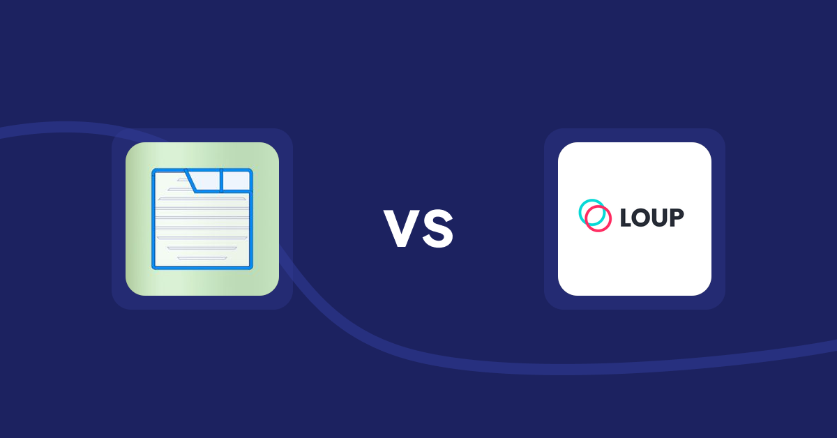 Shopify Product Display Apps: Ecom Product Descriptions vs Loup: Sell on Instagram