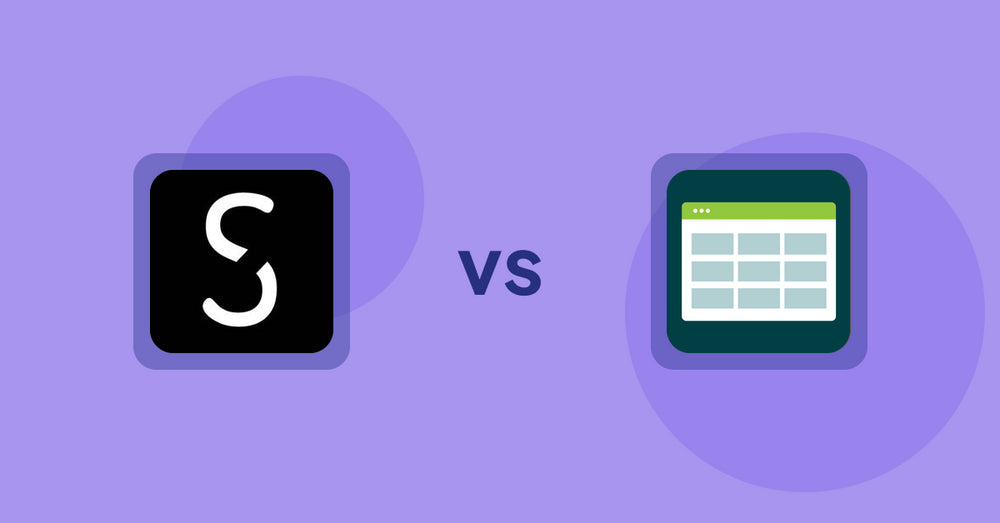 Shopify Product Display Apps: StyleScan AI Virtual Try-on vs Product Table