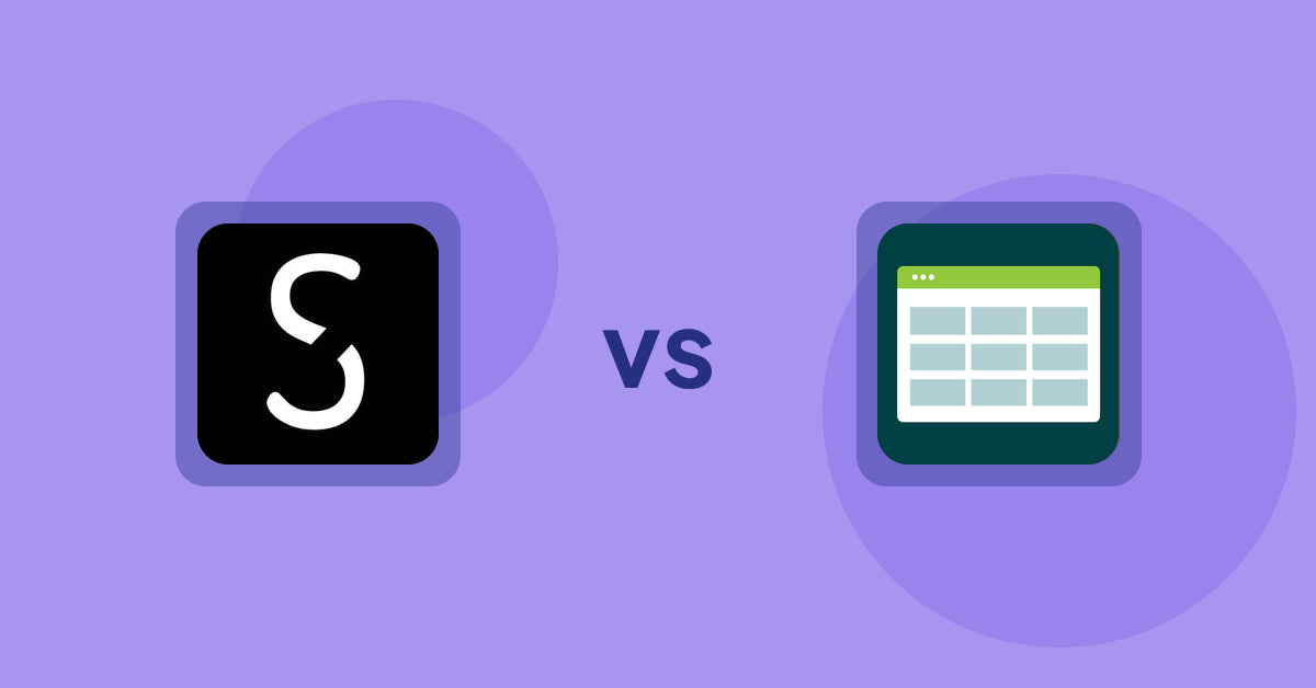 Shopify Product Display Apps: StyleScan AI Virtual Try-on vs Product Table