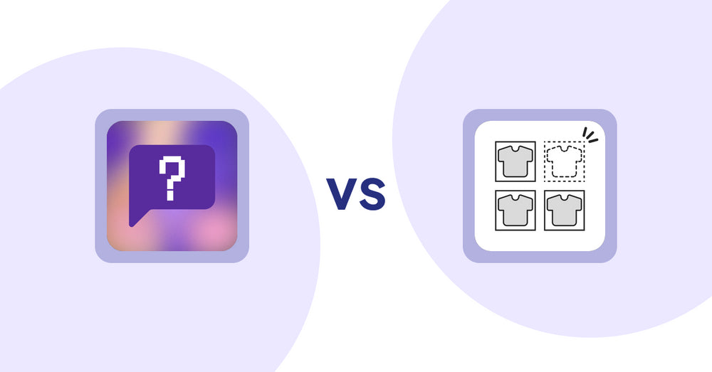 Shopify Product Display Apps: FAQbucket ‑ Help Center & FAQ vs シンプル売り切れ非表示｜在庫切れ商品の表示変更