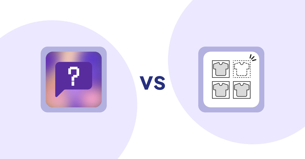 Shopify Product Display Apps: FAQbucket ‑ Help Center & FAQ vs シンプル売り切れ非表示｜在庫切れ商品の表示変更