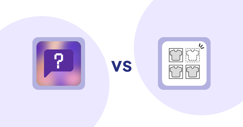 Shopify Product Display Apps: FAQbucket ‑ Help Center & FAQ vs シンプル売り切れ非表示｜在庫切れ商品の表示変更