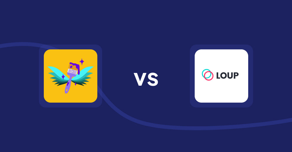 Shopify Product Display Apps: Badgfly ‑ Product Personalizer vs Loup: Sell on Instagram
