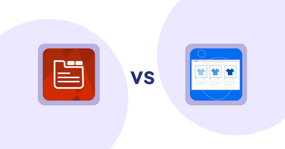 Shopify Product Display Apps: Tabs: SEO Product Tabs with AI vs Hura Product Showcase Builder