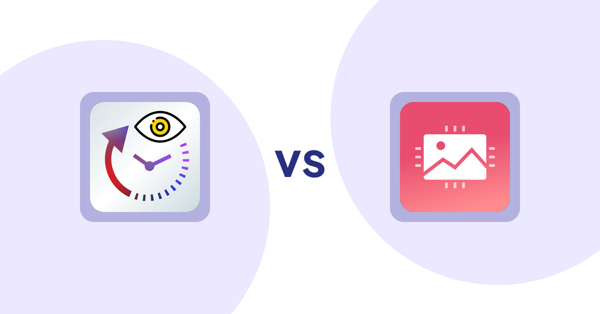 Shopify Product Display Apps: JustViewed ‑ Recently Products vs XO Image styles