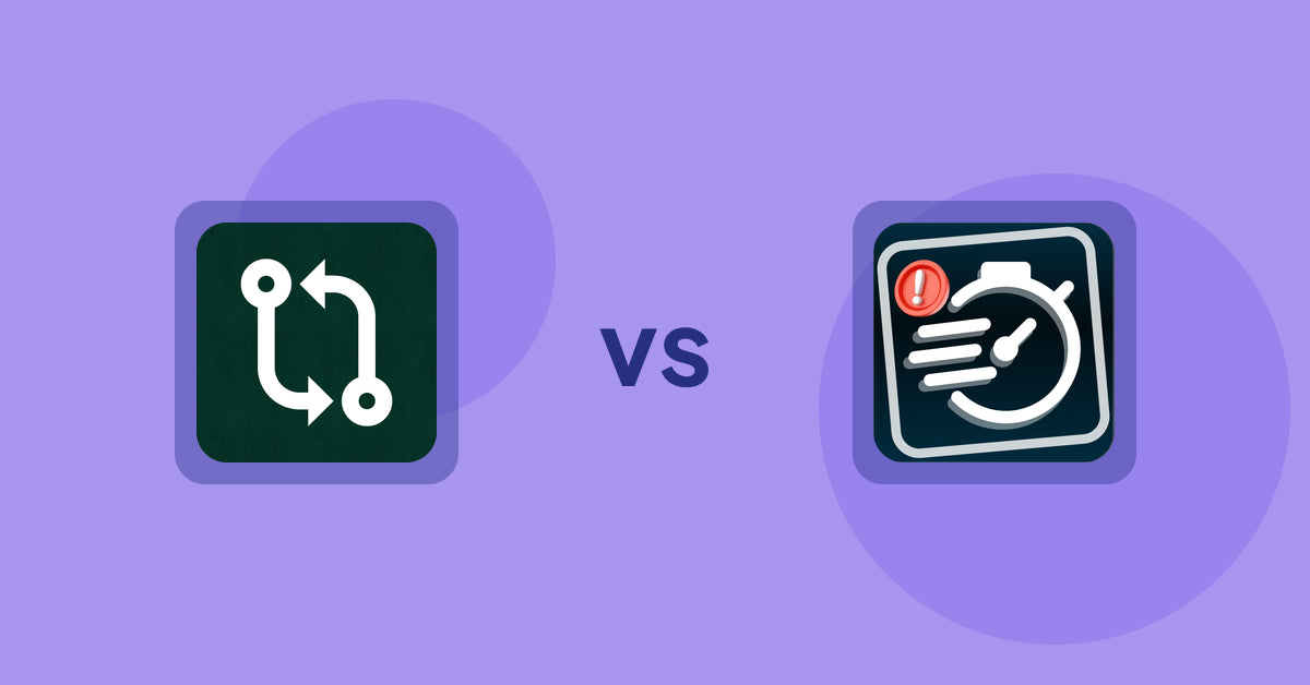 Shopify Product Display Apps: Compareder ‑ Product Compare vs Urgency! Low stock counter