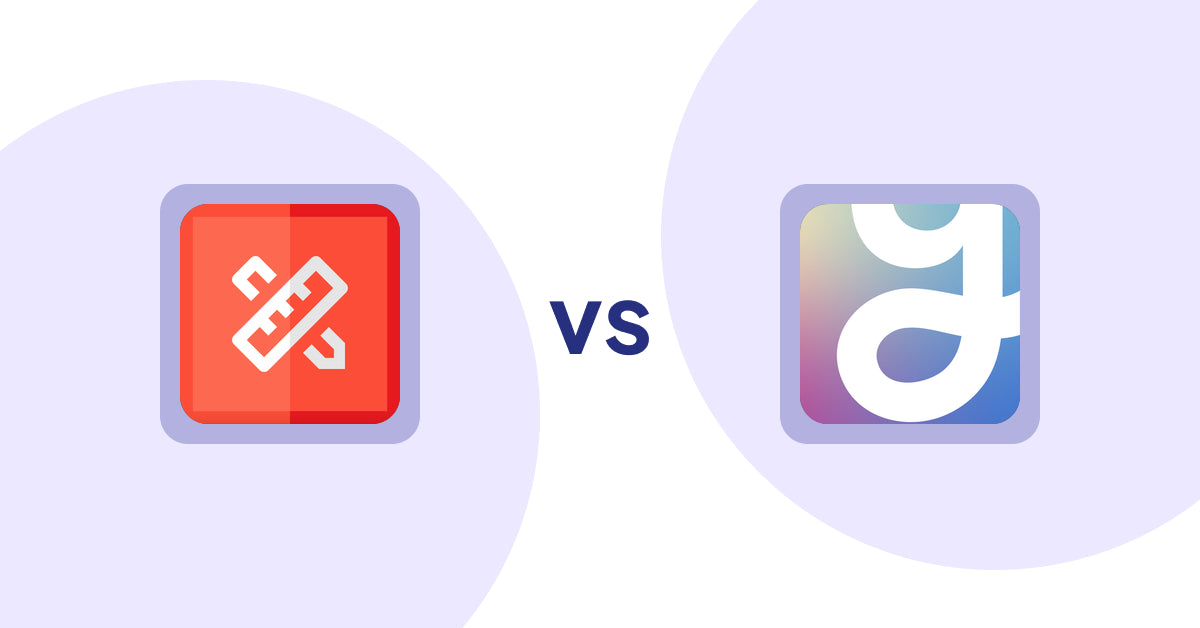 Shopify Product Display Apps: RT: Size Chart, Size Guide vs Visual Merchandiser