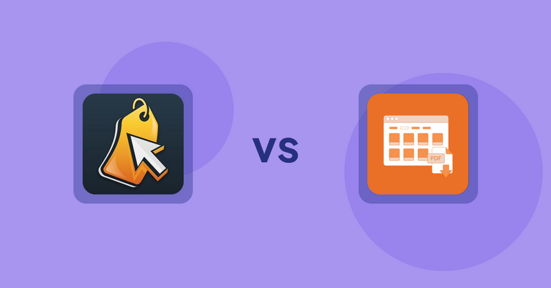 Shopify Product Display Apps: Iconic: Product Features vs Meetanshi PDF Product Catalog