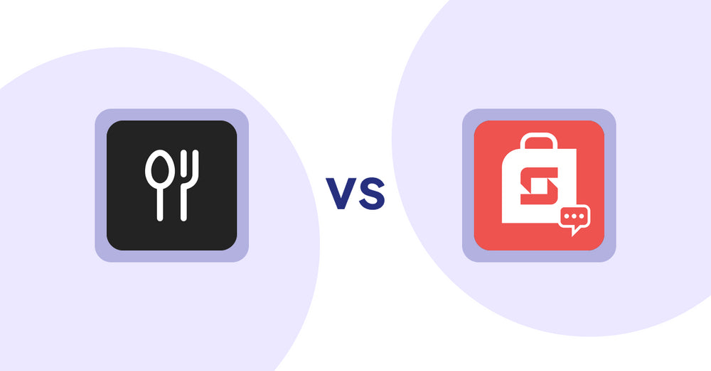 Shopify Product Display Apps: ServeUp ‑ Restaurant Menu vs Stackend: Customer Community