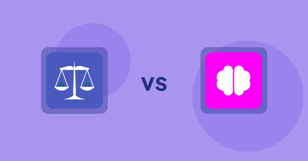 Shopify Product Display Apps: Equate ‑ Product Compare vs Brainy: AI SEO & Content Boost