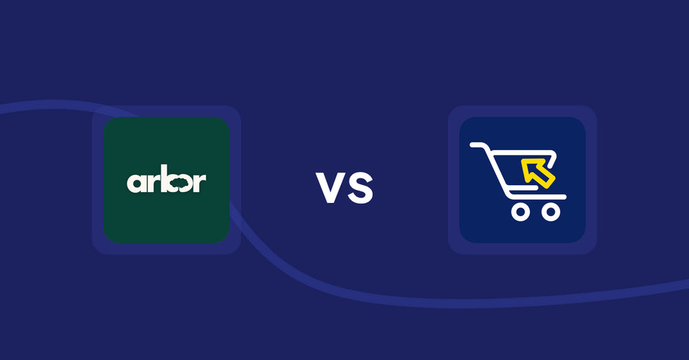 Shopify Product Display Apps: Arbor ― Carbon Transparency vs. Swift B2B Cart / CSV Upload