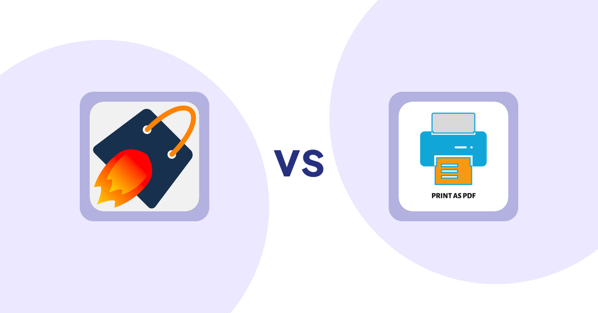 Shopify Product Display Apps: Cross Sell & Upsell Pro vs LitPDP ‑ Print as PDF