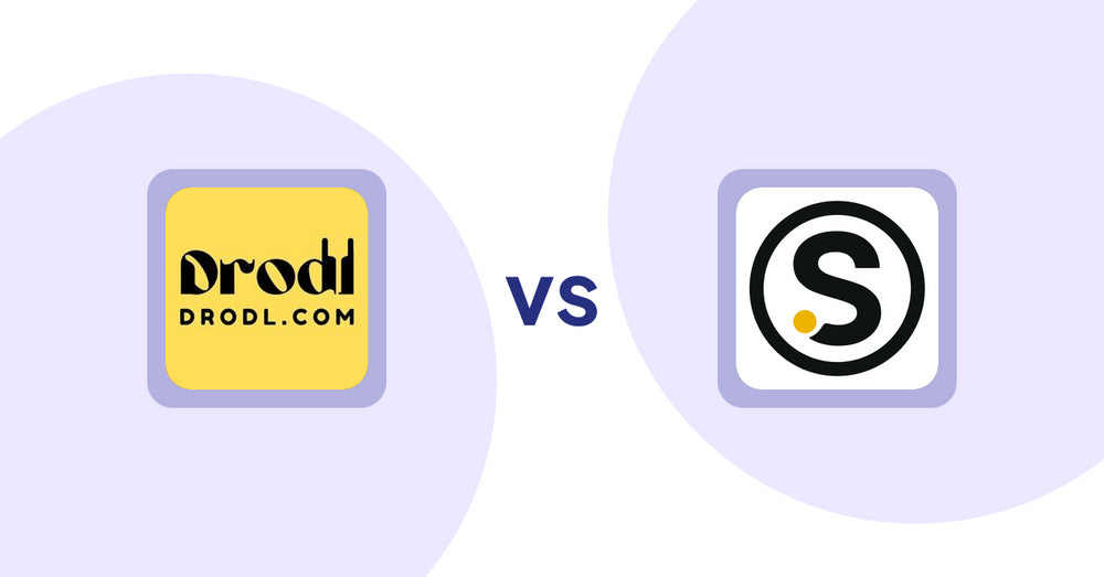Shopify Product Display Apps: Drodl: Hide SoldOut Products vs seedtrace Transparency App