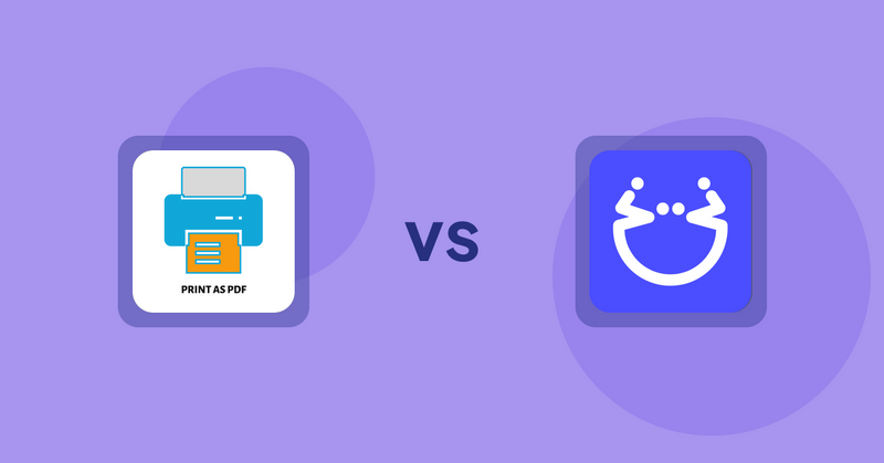 Shopify Product Display Apps: LitPDP ‑ Print as PDF vs Pasilobus Wishlist Supply List