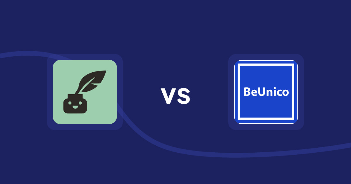Shopify Product Display Apps: Copybuddy vs BeUnico