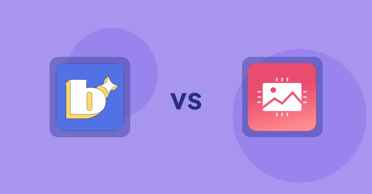 Shopify Product Display Apps: Because: CRO + Personalization vs XO Image styles