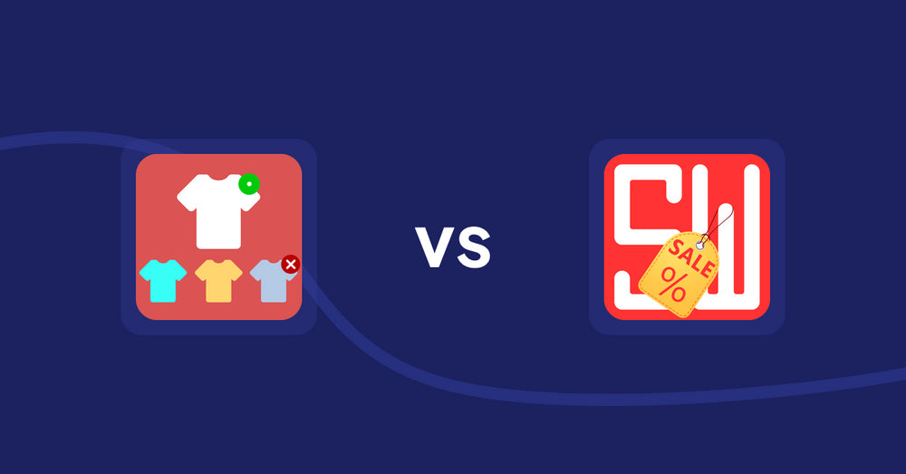 Shopify Product Display Apps: ST: Product & Collection Sort vs Super Watermarks ‑ Badges