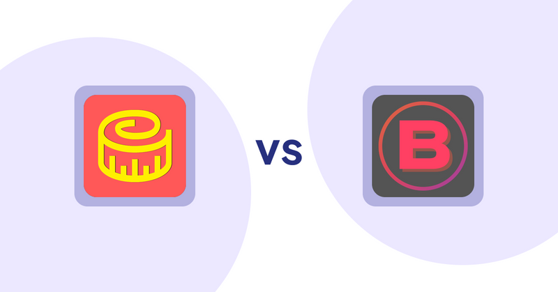 Shopify Product Display Apps: Snake Size Chart & Size Guide vs Banter Stories